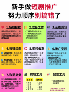 做短剧推广最容易出错的环节，你踩坑了吗-免费短剧