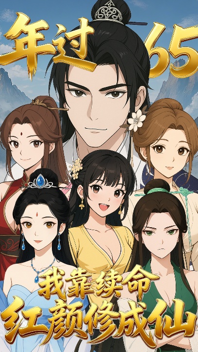 年过65，我靠续命红颜修成仙 (55集) 动漫-免费短剧