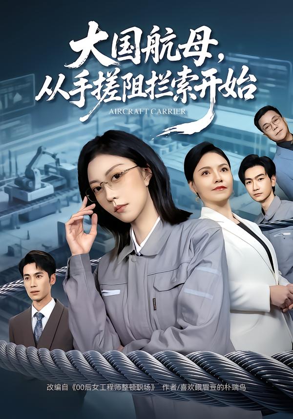 大国航母，从手搓阻拦索开始（80集）刘泽菲&王添玺-免费短剧