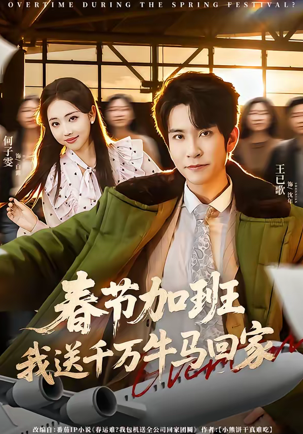 春节加班,我送千万牛马回家(60集)王已歌&何子雯-免费短剧