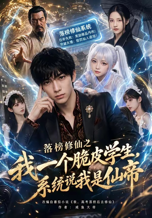落榜修仙之我一个脆皮学生，系统说我是仙帝（154集）Ai短剧-免费短剧