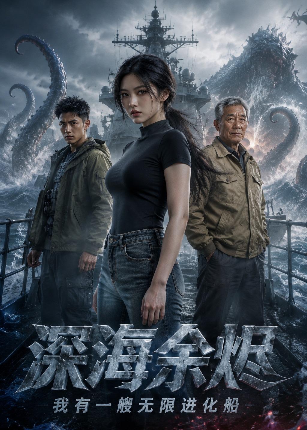 深海余烬:我有一艘无限进化船(45集)AI短剧-免费短剧