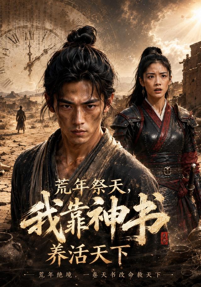 荒年祭天，我靠神书养活天下（60 集）AI短剧-免费短剧