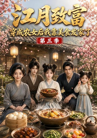 江月致富:穿成农女后我靠美食发家了第三季(112集)-免费短剧