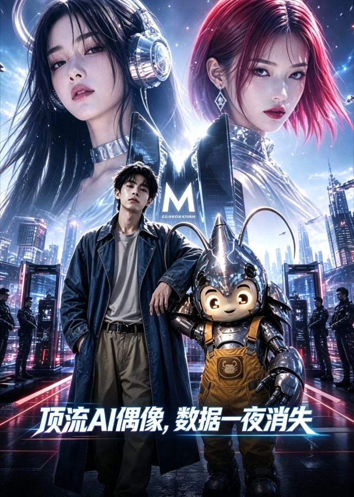 顶流AI偶像,数据一夜消失(24集)-免费短剧