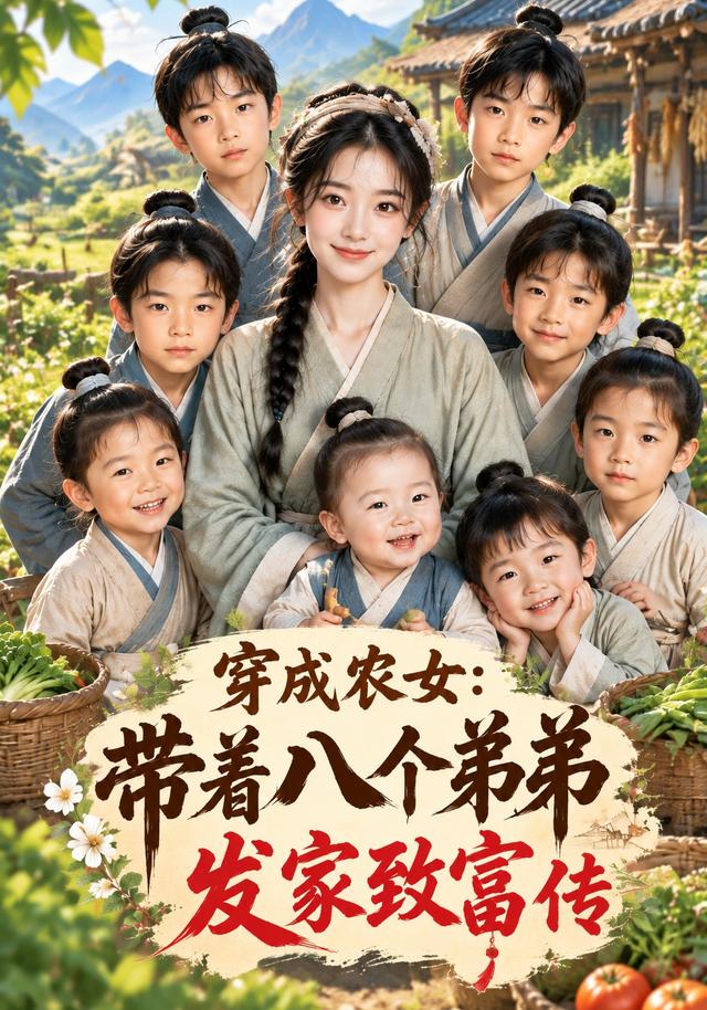 穿成农女:带着八个弟弟发家致富传(608集)-免费短剧