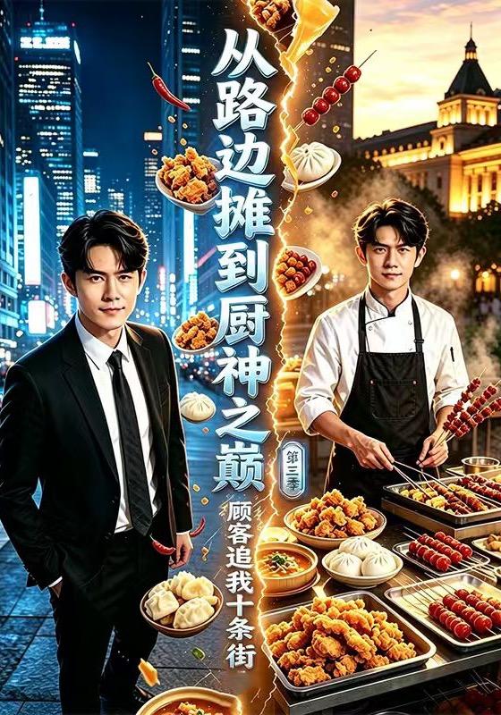 从路边摊到厨神之巅，顾客追我十条街第三季（75集）-免费短剧