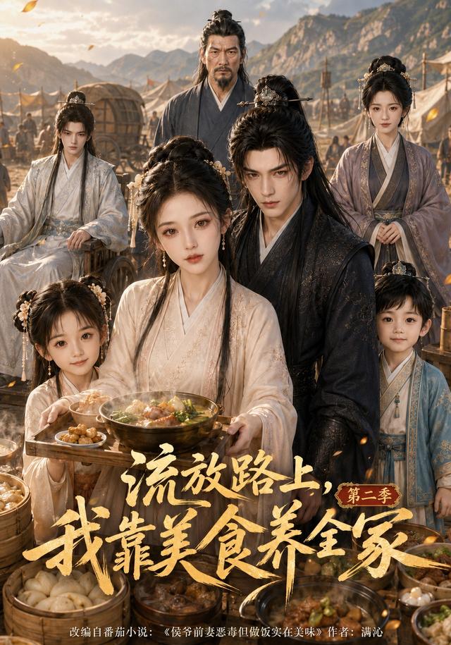 流放路上，我靠美食养全家第二季（110集）-免费短剧