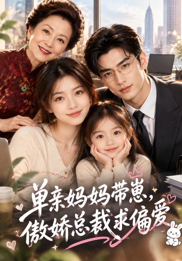 单亲妈妈带崽，傲娇总裁求偏爱（78集）-免费短剧