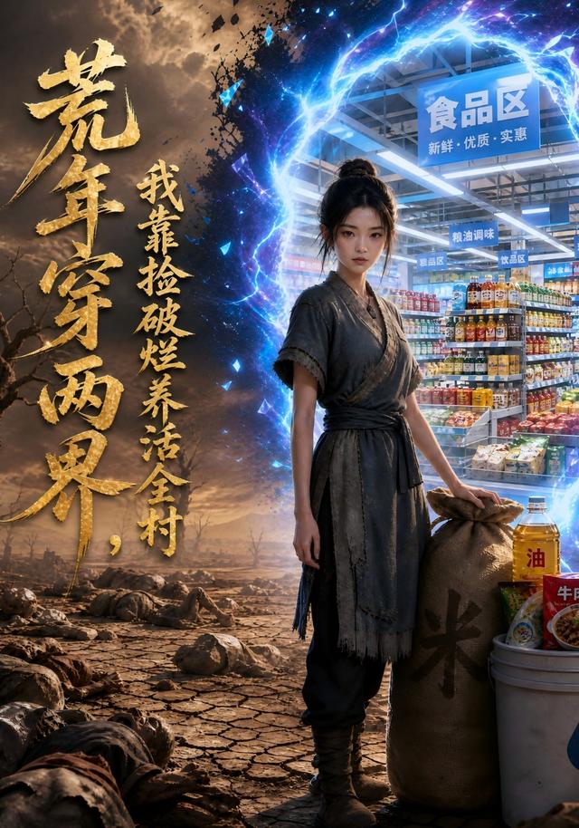 荒年穿两界，我靠捡破烂养活全村（90集）-免费短剧