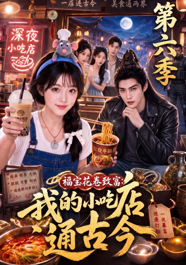 福宝花卷致富：我的小吃店通古今第六季（164集）-免费短剧