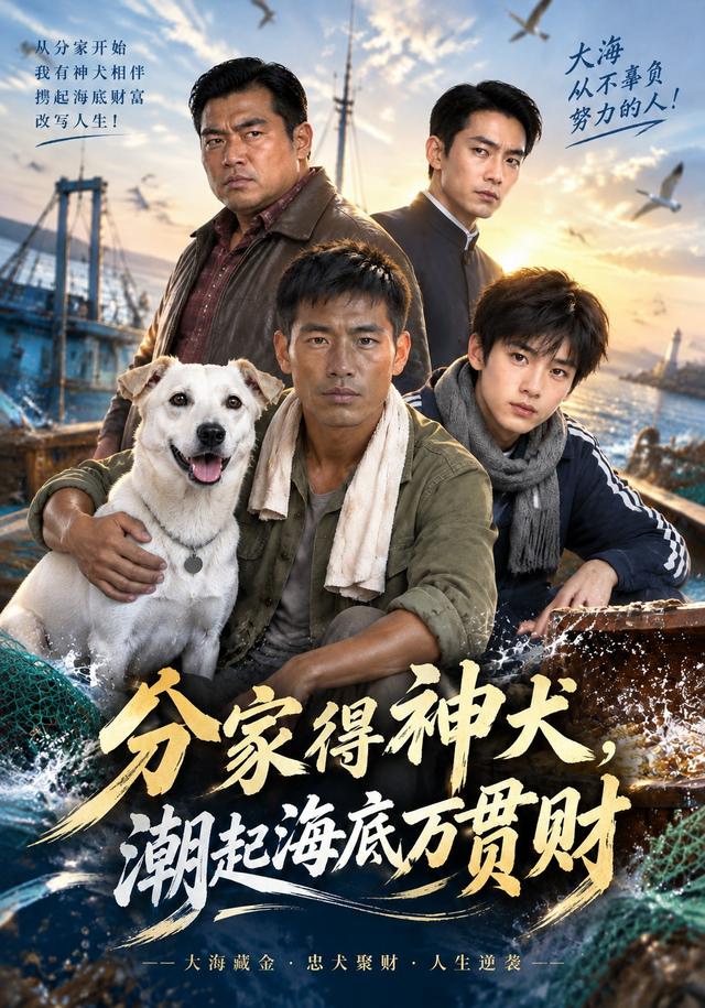 分家得神犬，潮起海底万贯财（94集）-免费短剧