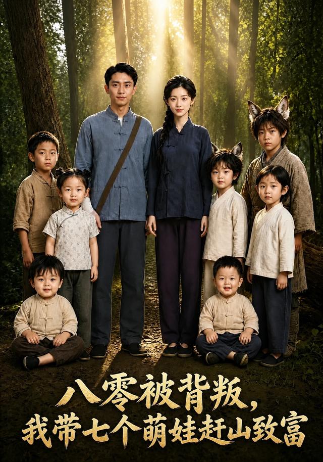 八零被背叛,我带七个萌娃赶山致富(80集)-免费短剧