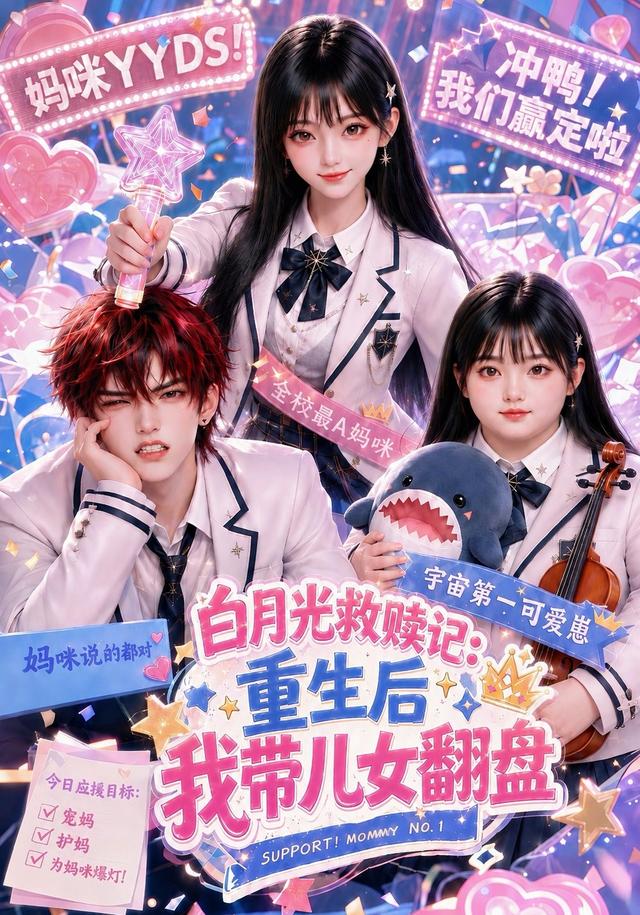 白月光救赎记:重生后我带儿女翻盘(103集)-免费短剧