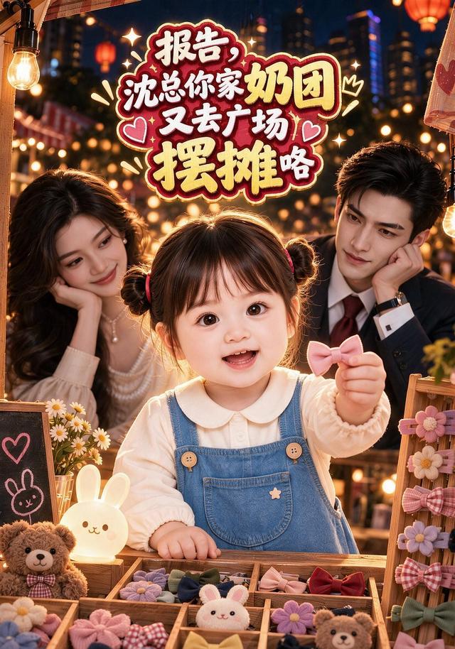 报告,沈总你家奶团又去广场摆摊咯(326集)-免费短剧