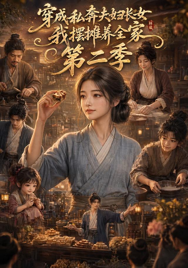 穿成私奔夫妇长女,我摆摊养全家第二季(128集)-免费短剧