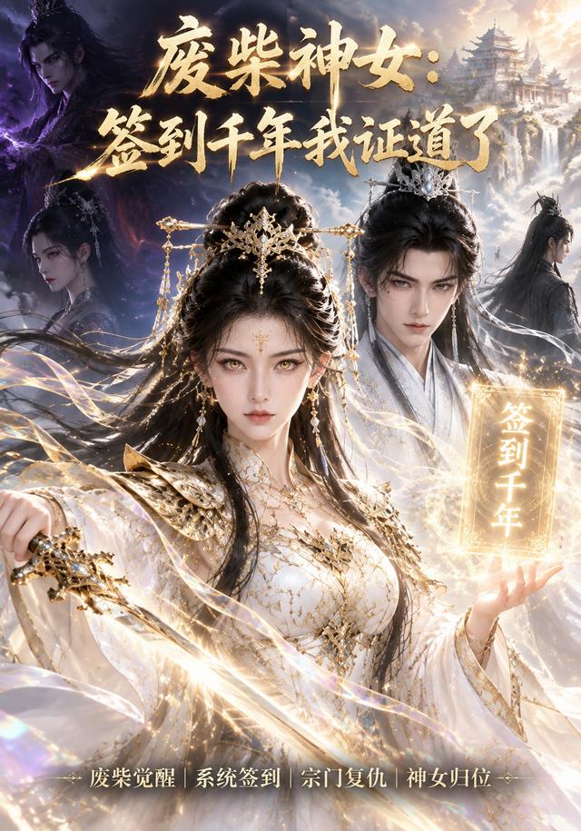 废柴神女：签到千年我证道了（100集）-免费短剧