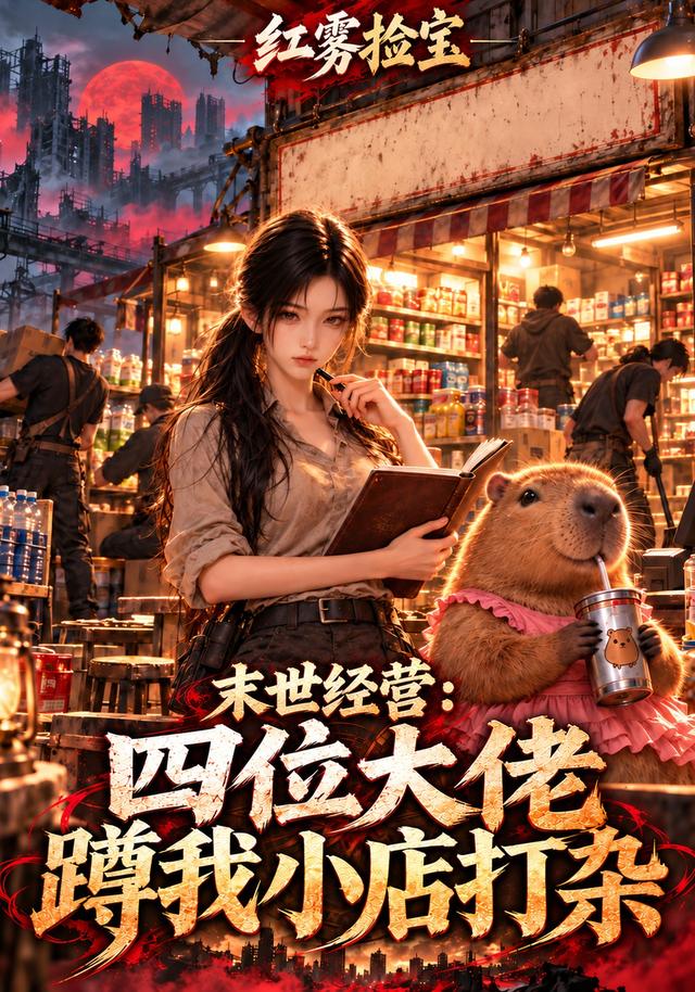 红雾捡宝末世经营：四位大佬蹲我小店打杂（100集）-免费短剧