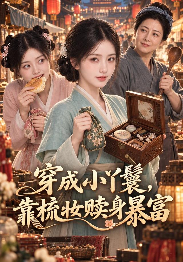 穿成小丫鬟,靠梳妆赎身暴富(141集)-免费短剧